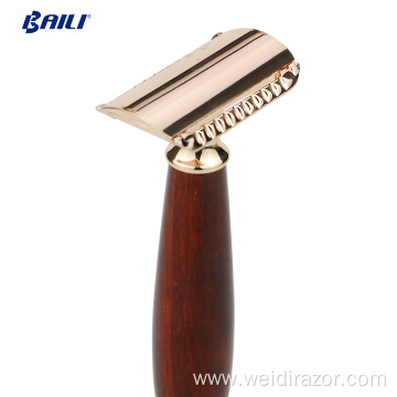 Hot sale stainless eco bamboo wood shaving razors